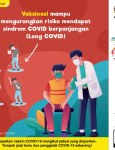 Vaksinasi Mampu Mengurangkan Risiko Mendapat Sindrom COVID Berpanjangan